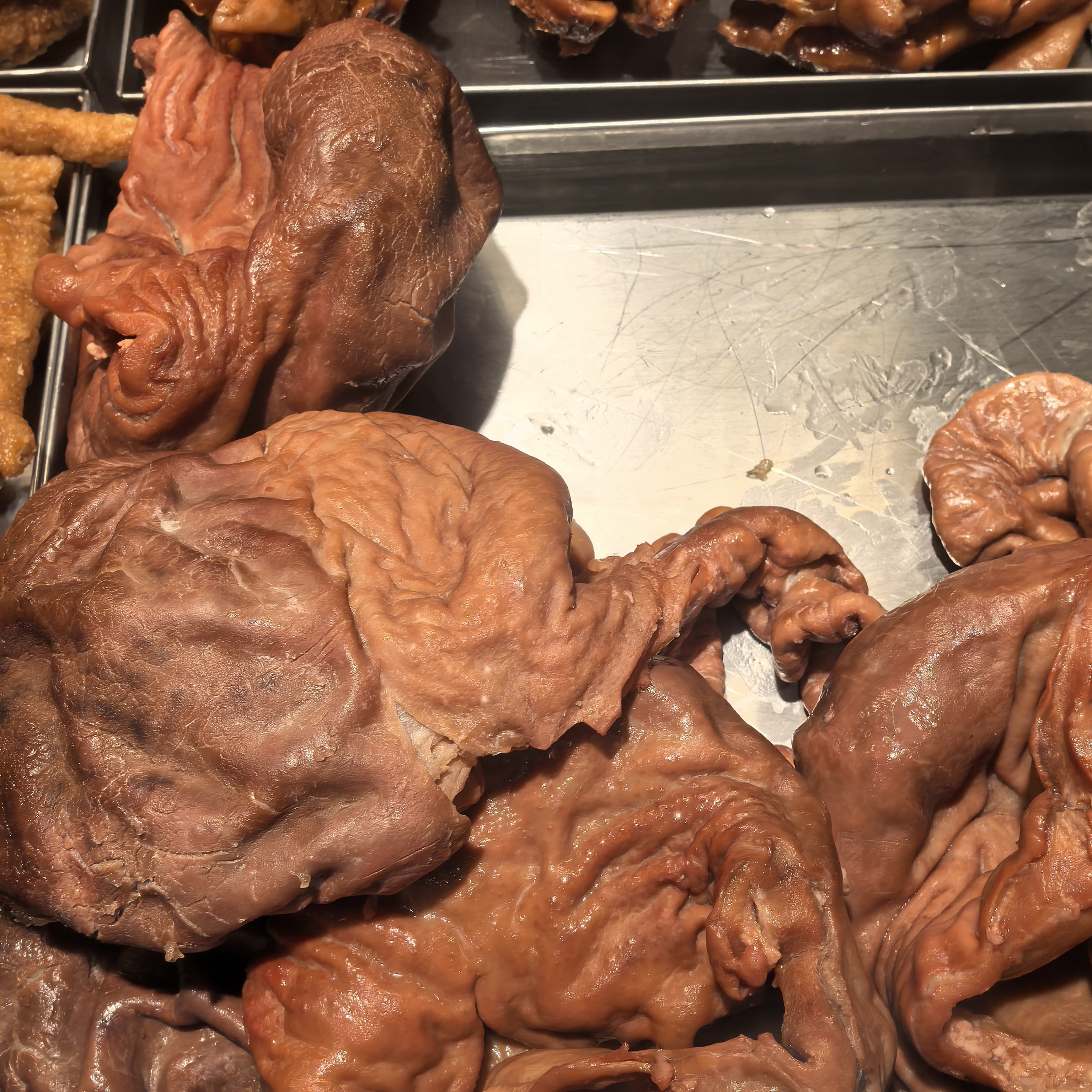 许昌超市代购自营卤猪肚猪皮猪大肠猪头肉肝筋签上保质期常温一天