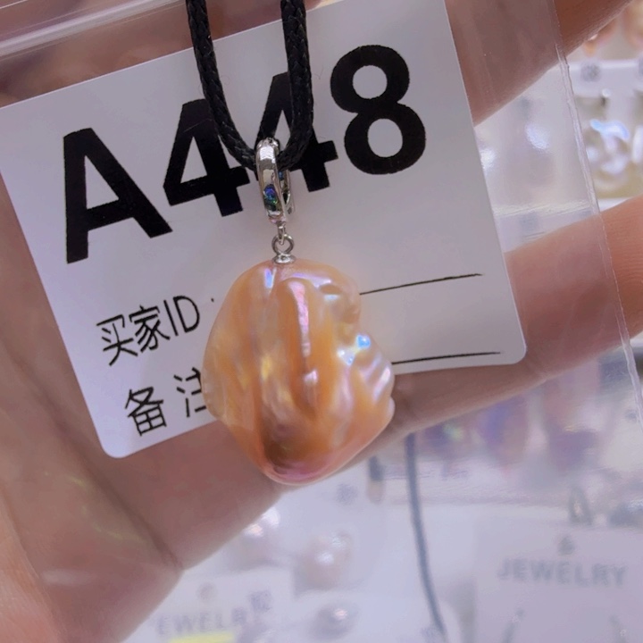 淡水珍珠银S925镶嵌颈饰