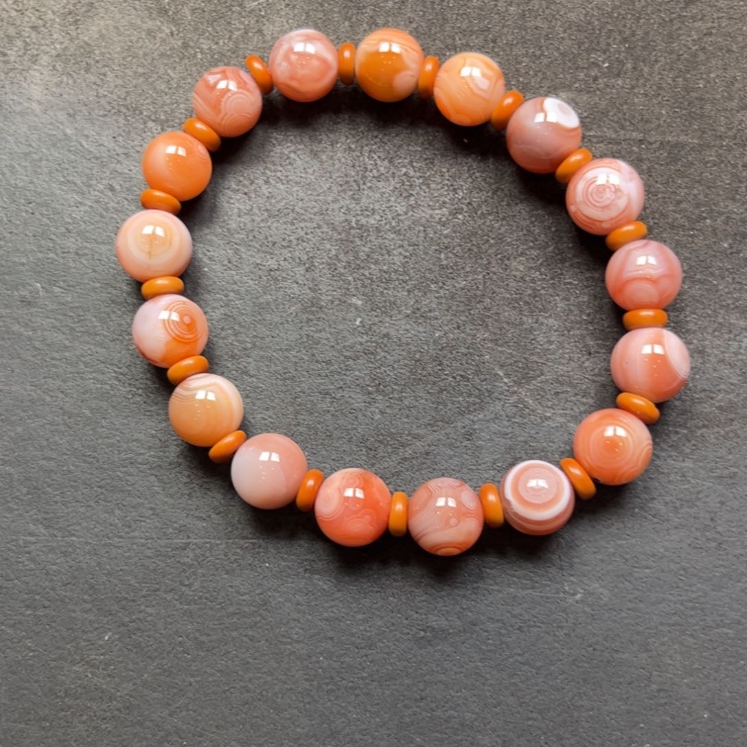 南红玛瑙手串未镶嵌赢****）