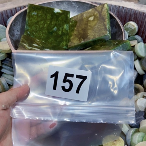【闪购商品】蛇纹石玉珠宝半成品未镶嵌谷