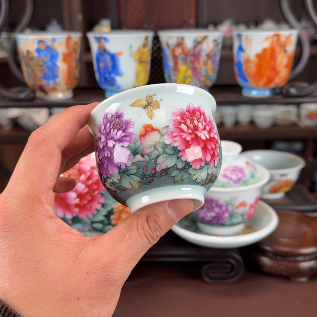 杯景德镇陶瓷艺术家作品欣赏