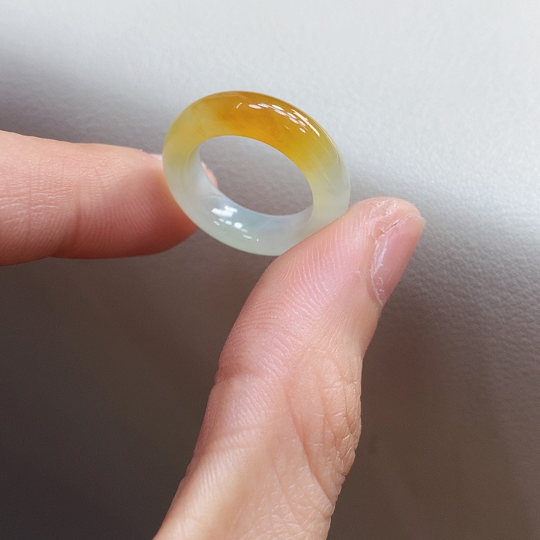 翡翠戒指未镶嵌6号
