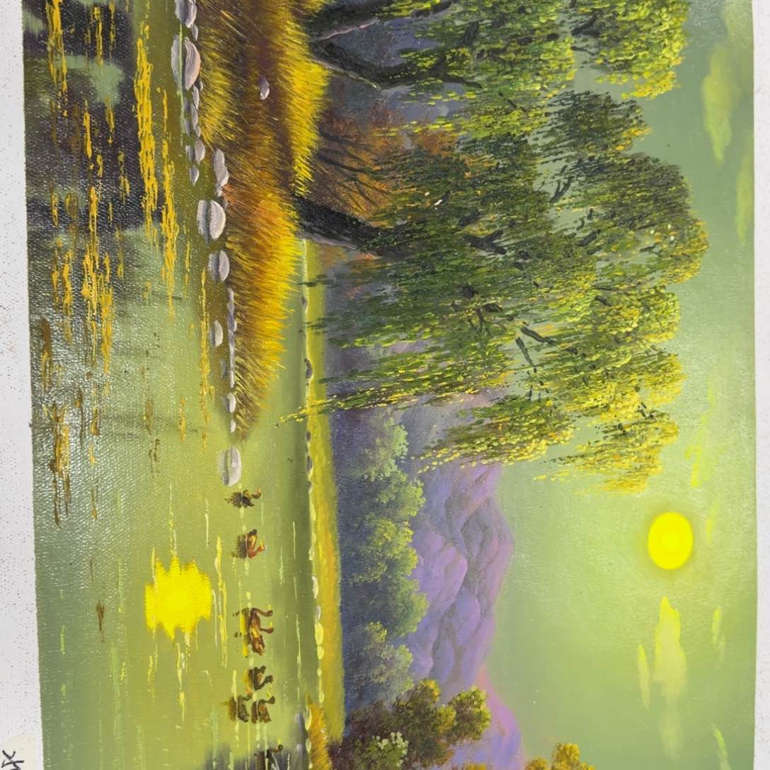 油画我也想要这样一