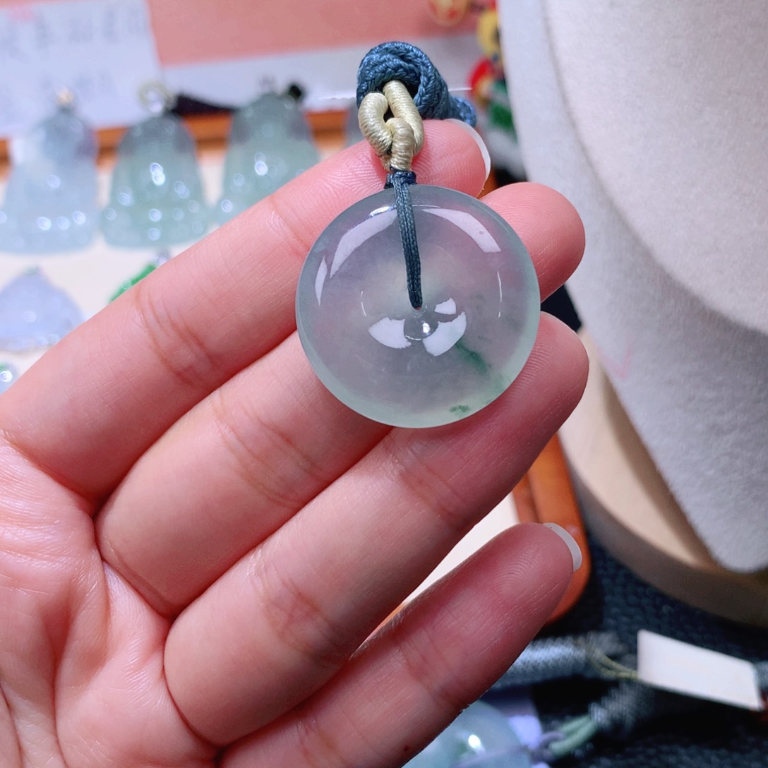 颈饰未镶嵌翡翠扣子27.2*6.1