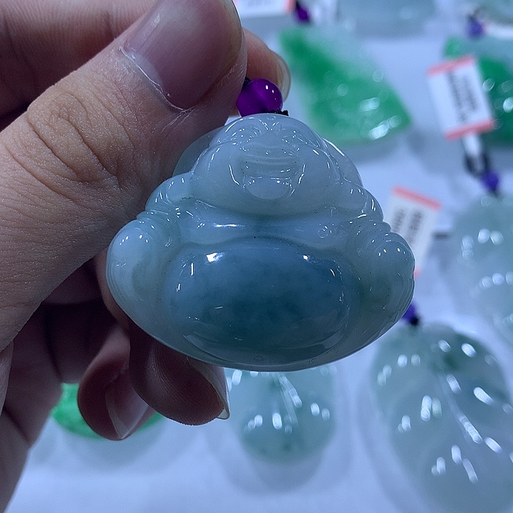 翡翠未镶嵌颈饰天然翡翠A货吊坠