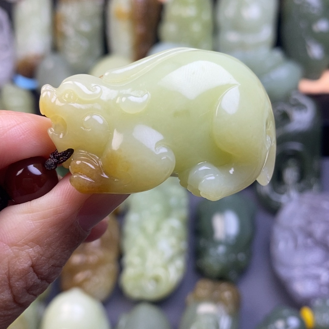 和田玉把件未镶嵌