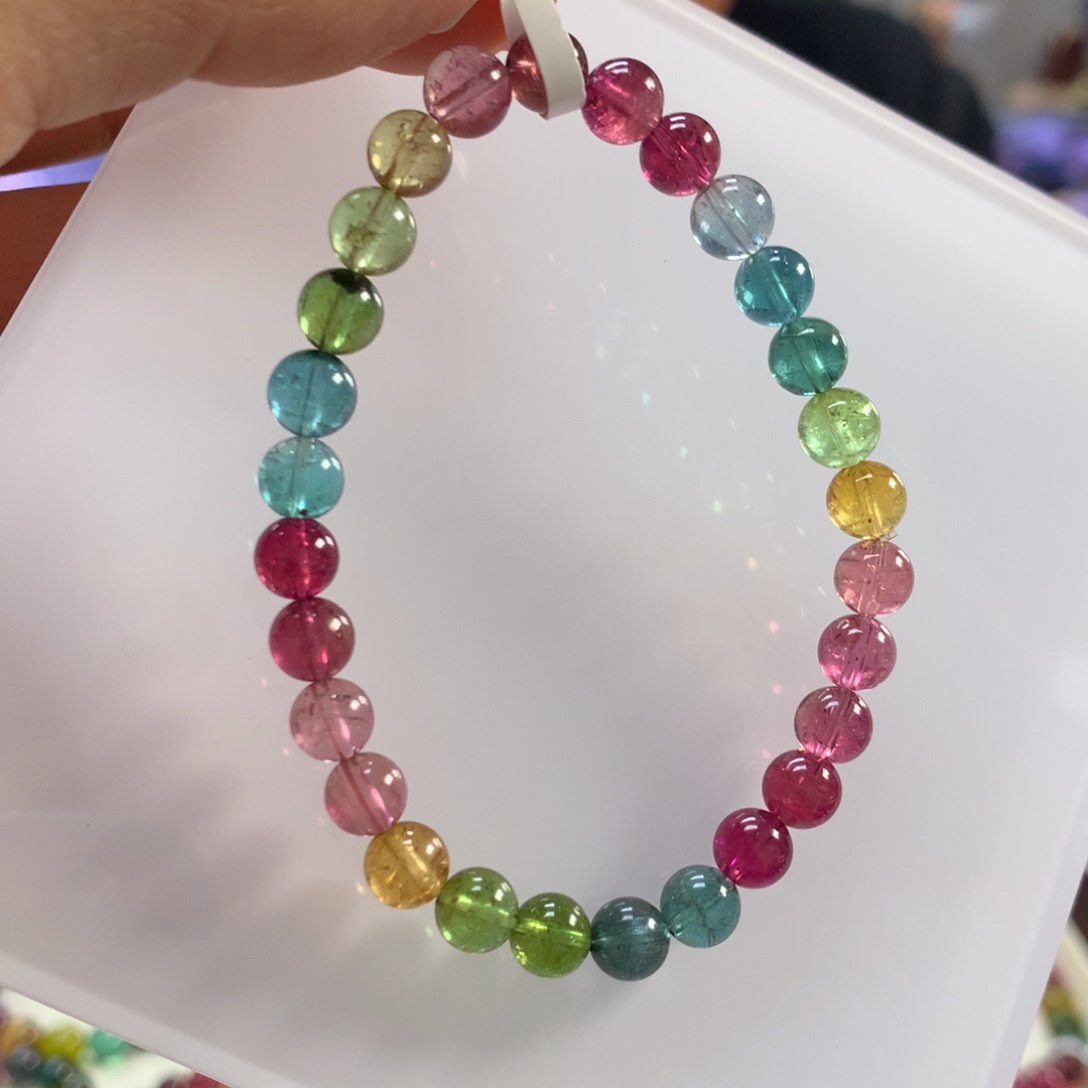 手链未镶嵌碧玺6.6左右