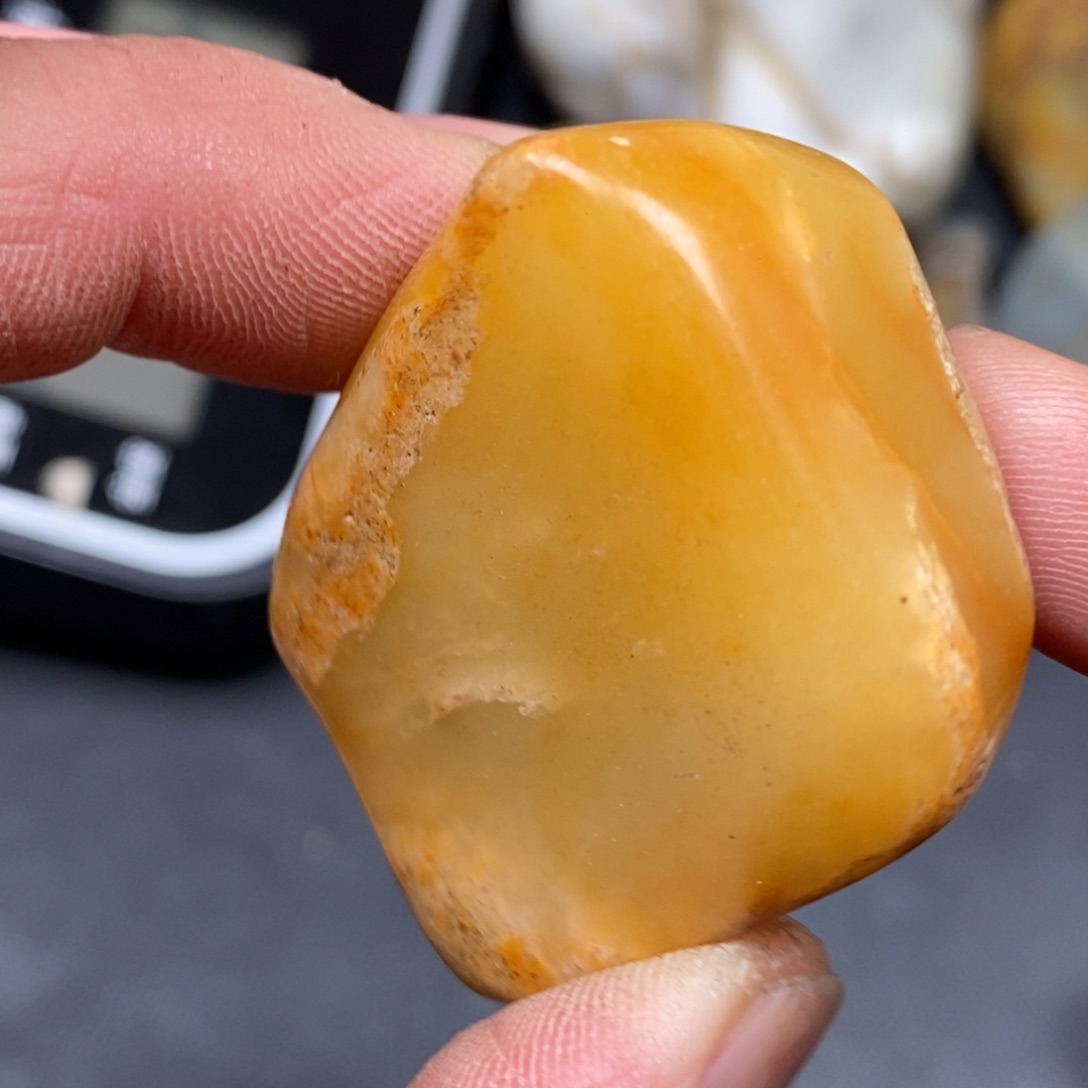 和田玉（糖玉）笔搁未镶嵌