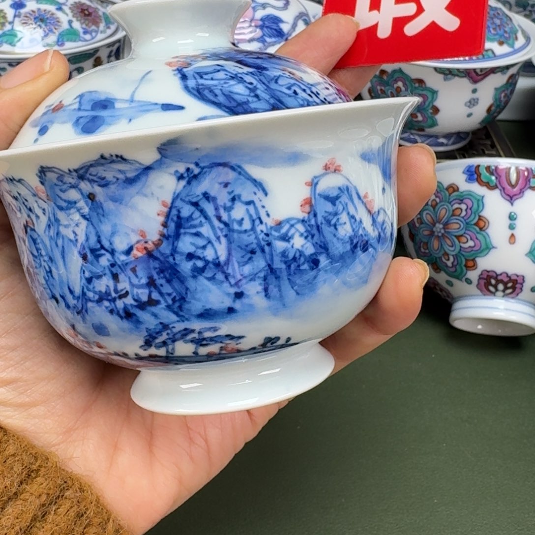 沙沙手工手绘茶具109