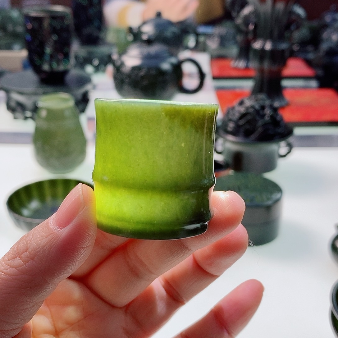 和田玉（青玉）摆件未镶嵌