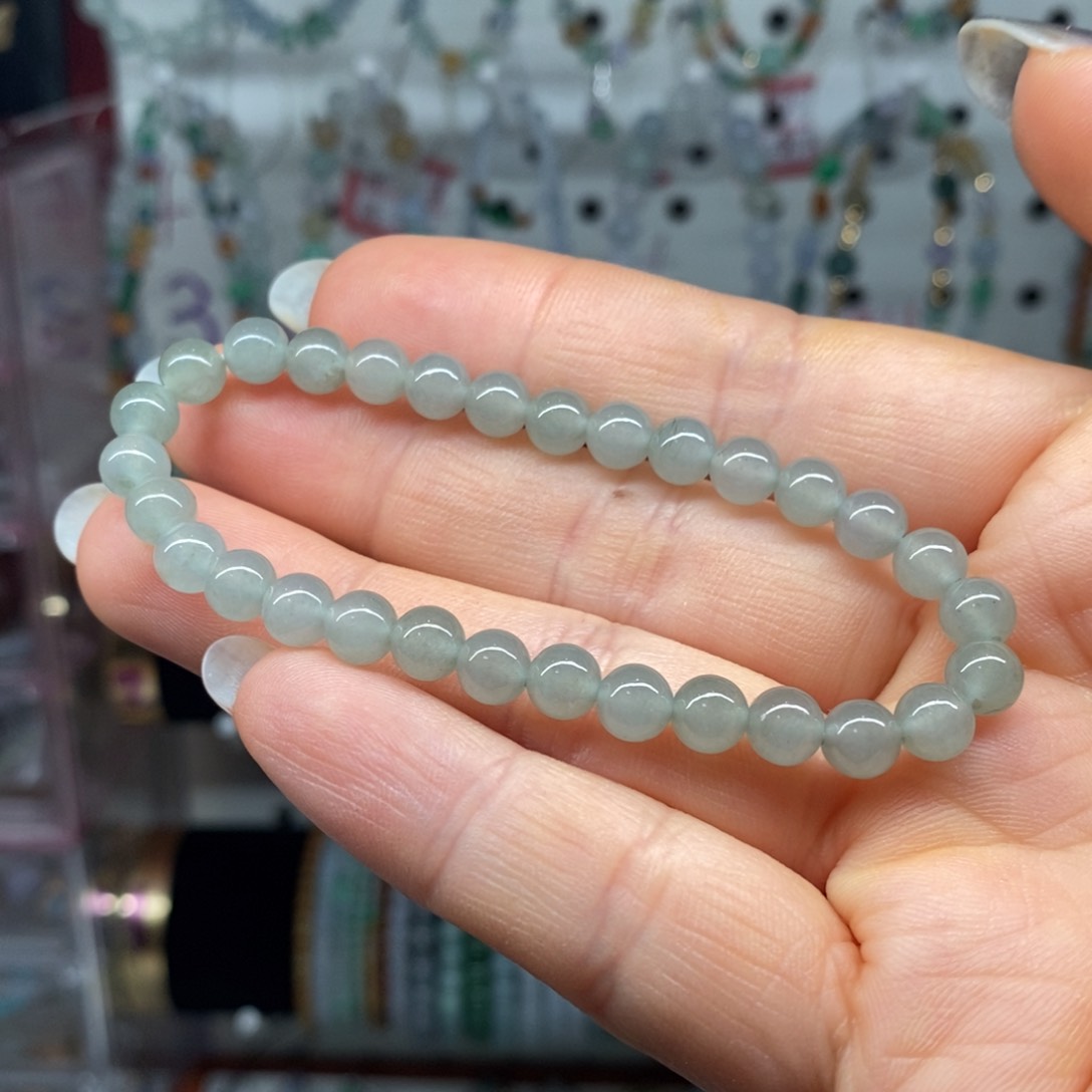翡翠手链未镶嵌买断