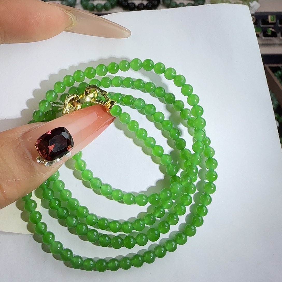 和田玉手串未镶嵌