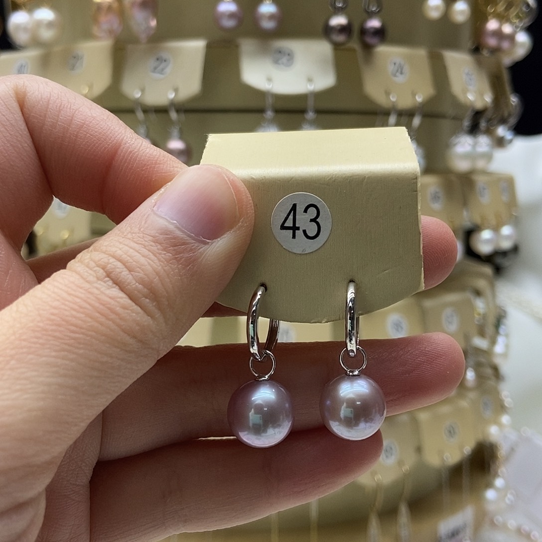未镶嵌淡水珍珠耳饰11