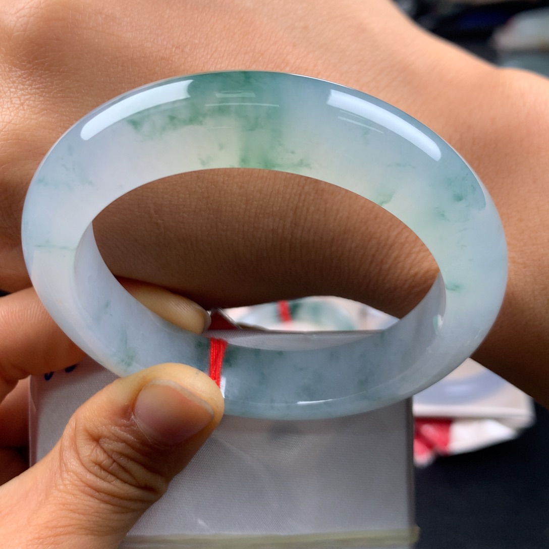 布***果翡翠未镶嵌手镯手镯分单