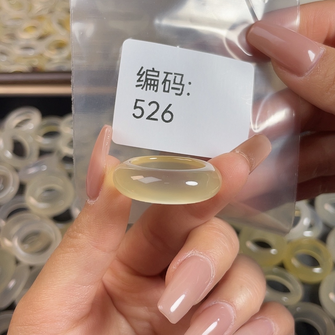 玛瑙/玉髓未镶嵌戒指526港21