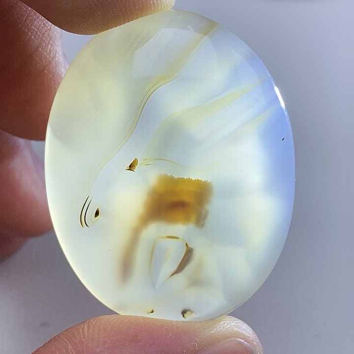 玛瑙/玉髓吊坠未镶嵌杰*