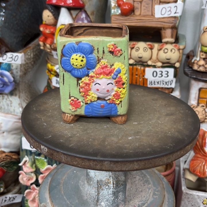 紫砂花盆粗陶材质多肉花盆