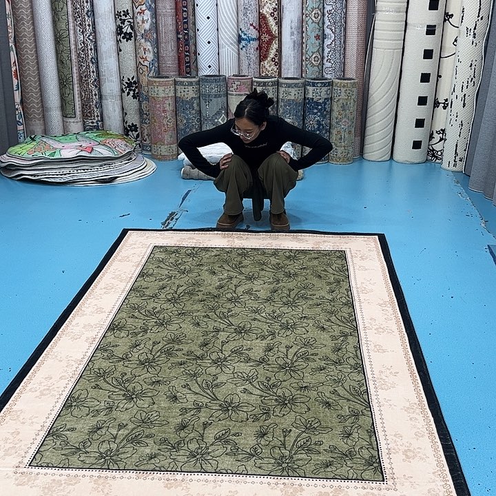 混纺160×250误差±1-3cm精编加细仿羊绒棉布底微瑕