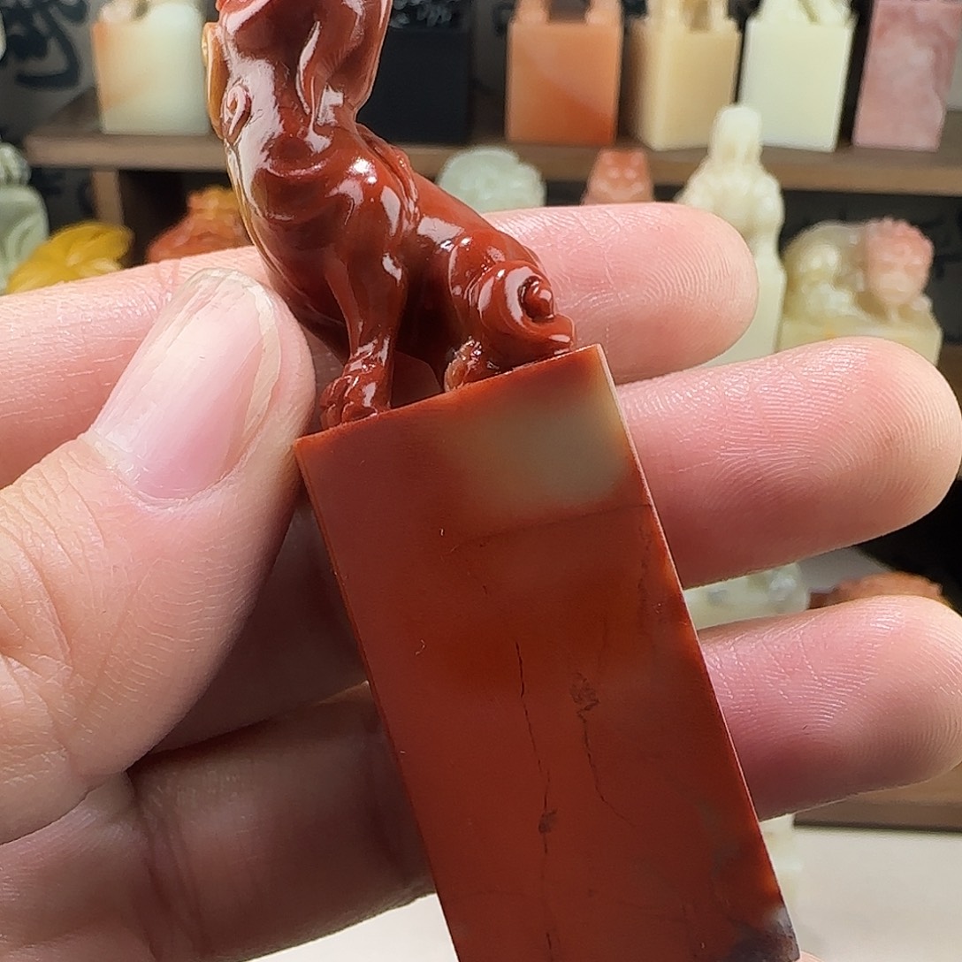 寿山石印石09老挝保利石