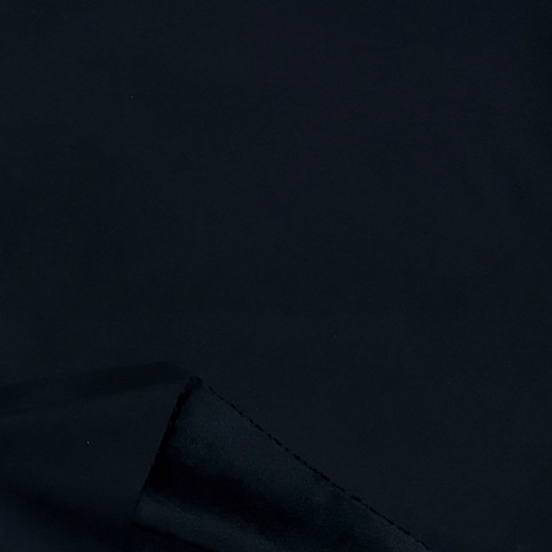 黑色罗马加绒面料两米