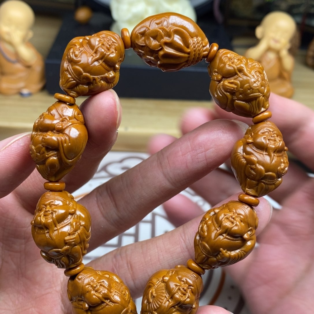 橄榄核手串/手链橄榄核雕工艺手串