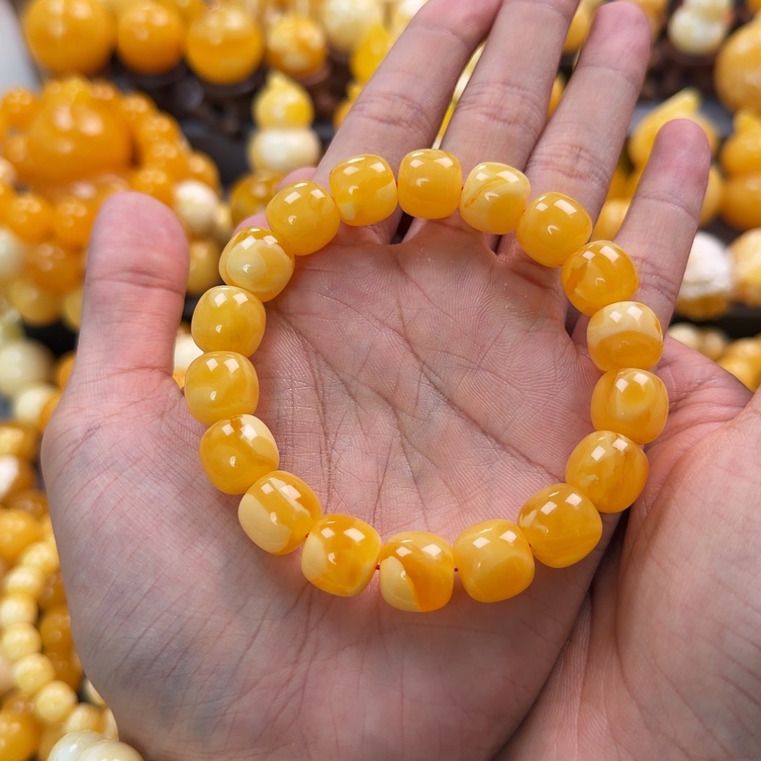 琥珀未镶嵌珠宝奇石13mm同料