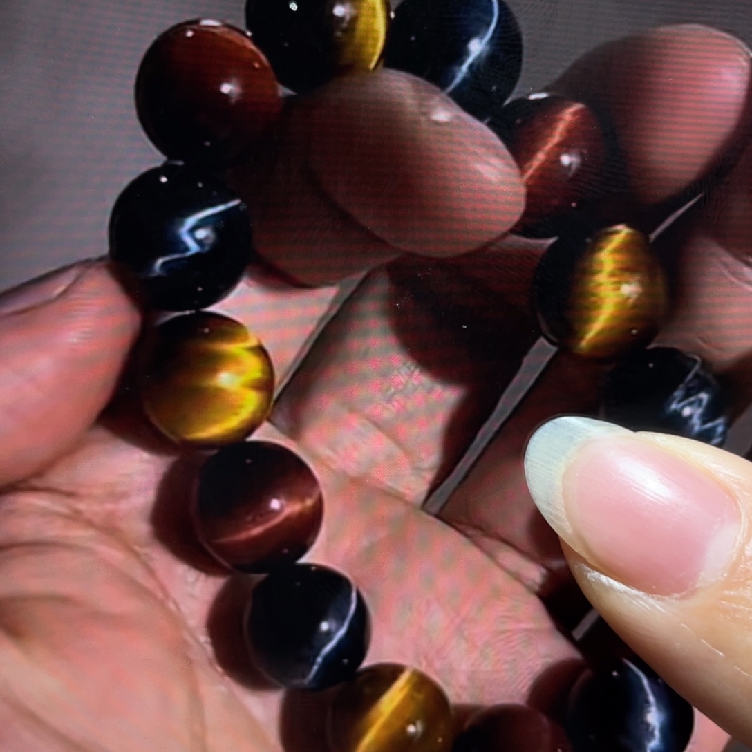 木变石（虎睛石）手链未镶嵌小***L