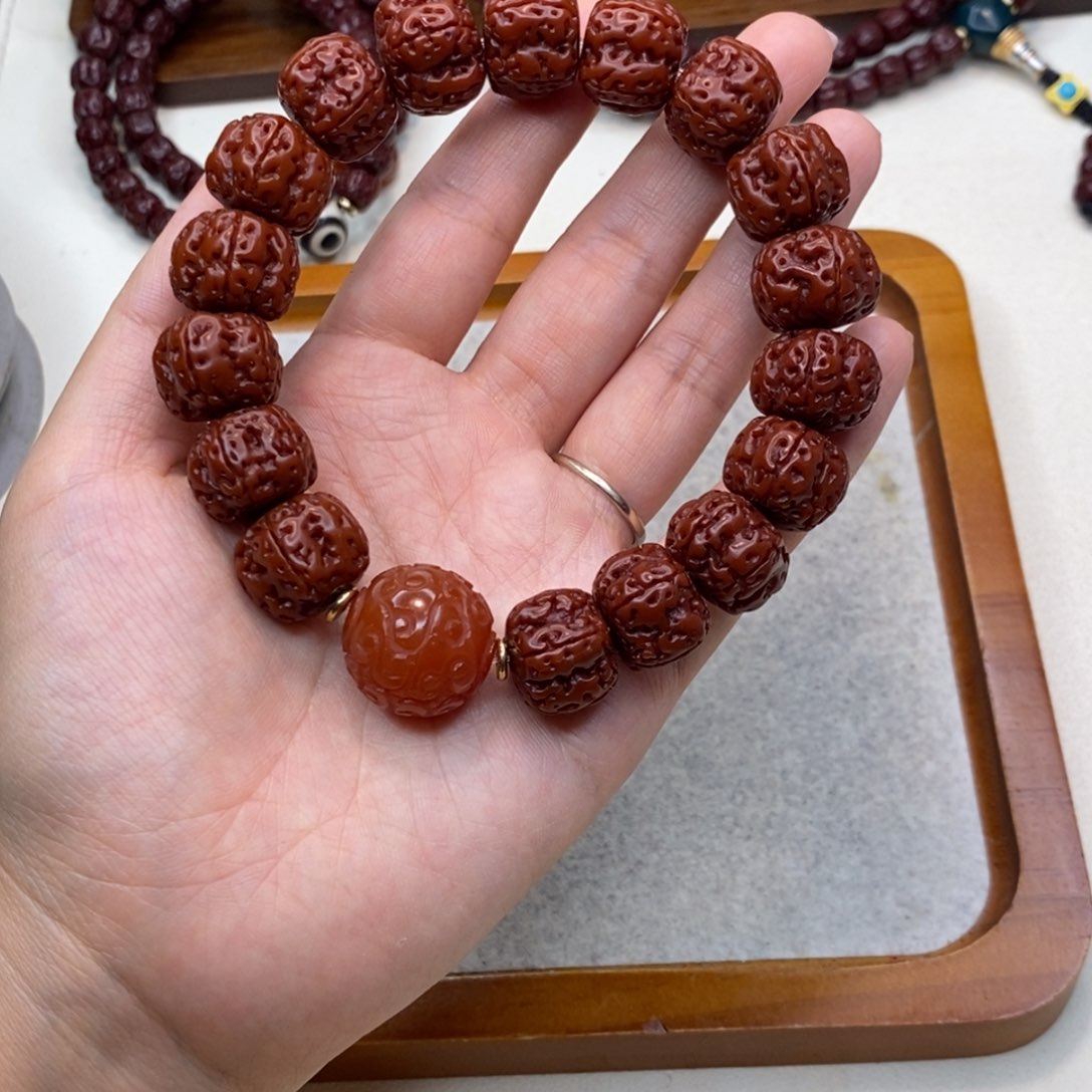 金刚菩提吊坠16帝王花单圈