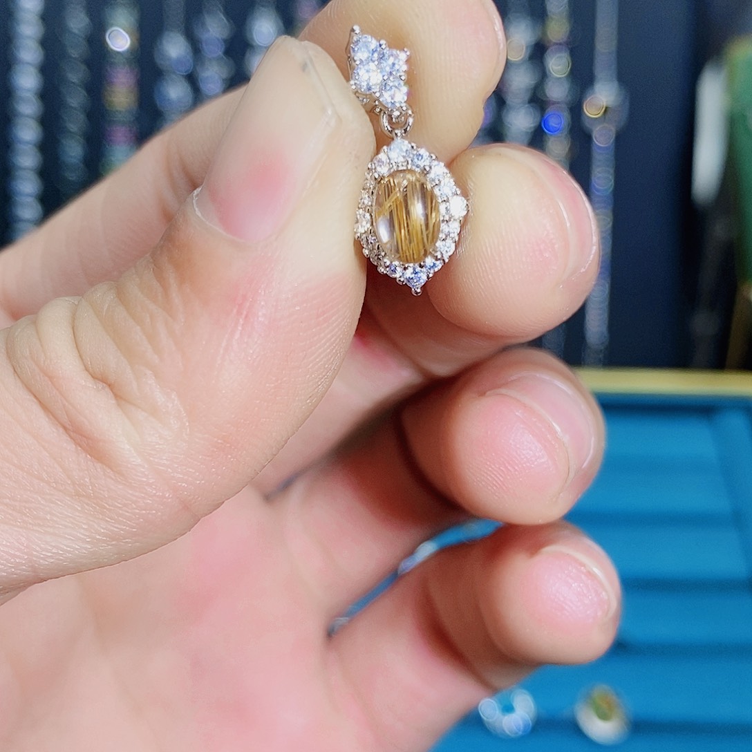 紫晶珠宝半成品银S925镶嵌