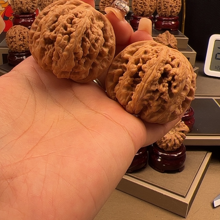 文玩核桃把件45 大 粗筋 x-006