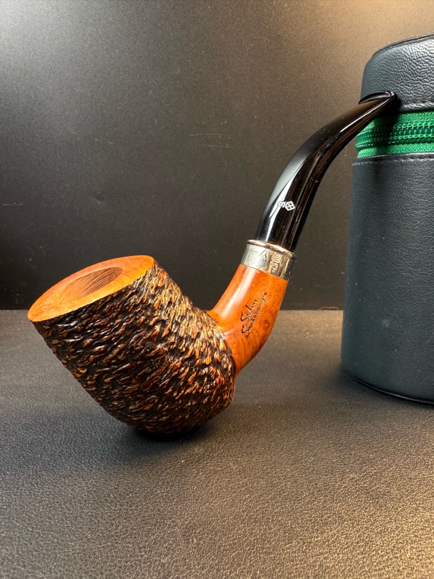 意大利史蒂芬手工石楠木烟斗（内径21.6斗深41长139）