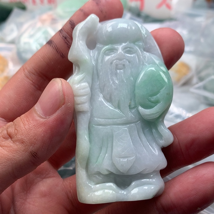 翡翠未镶嵌颈饰保真天然a货翡翠