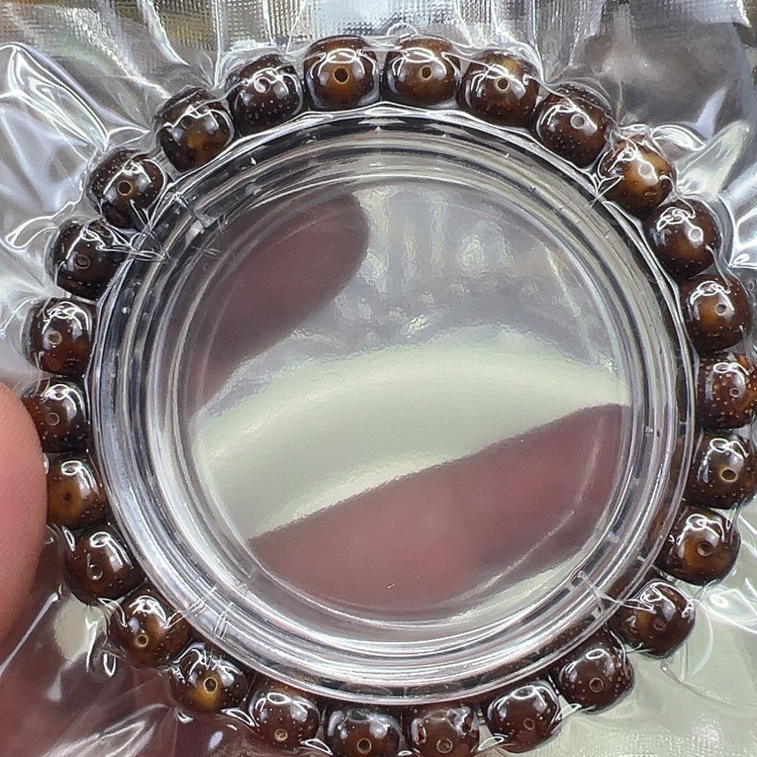 手串星月菩提35灭火糯冰胡皮星月菩提单圈0.9