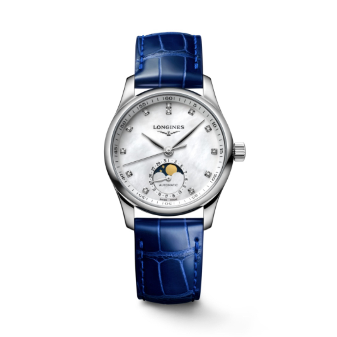 99新 Longines/浪琴 名匠409/34mm/自动机械女士腕表