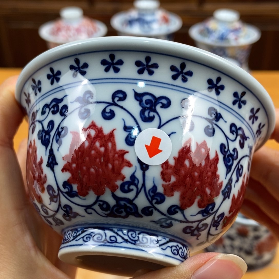 手绘现代茶具非古董
