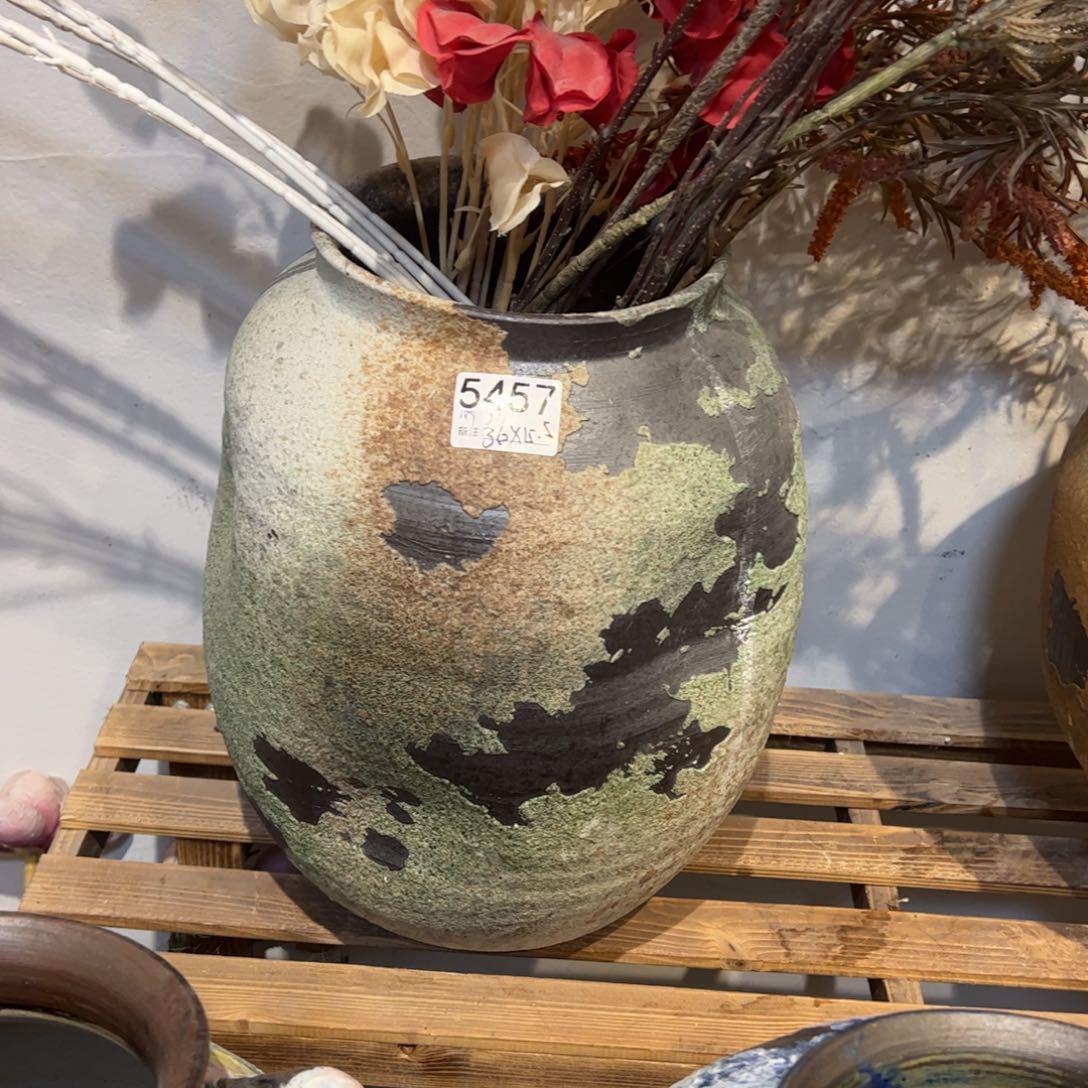 瓷片5457高36口15.5已打孔的