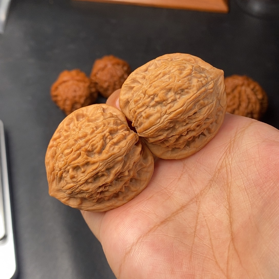 文玩核桃把件寿桃全品38.5