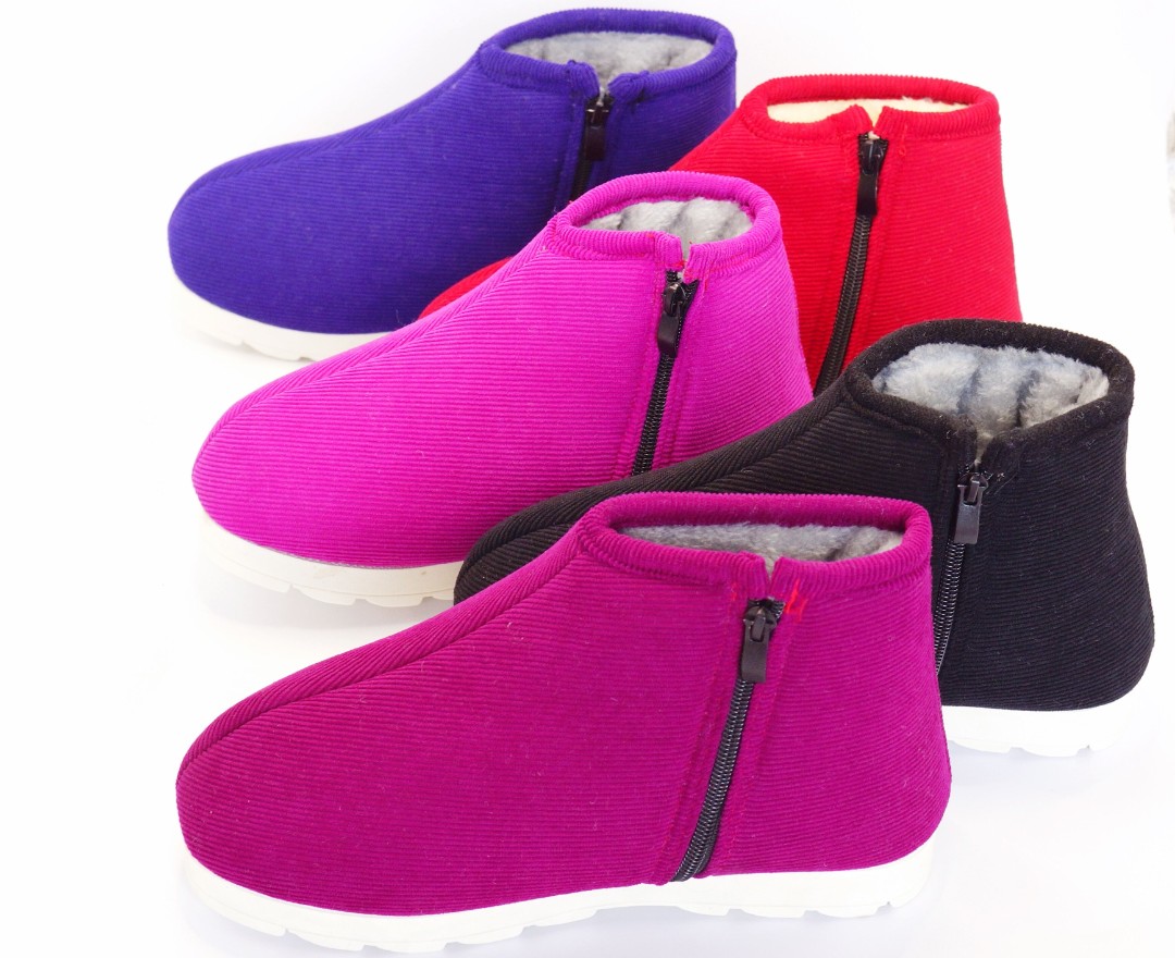 库存挑选  手工棉鞋轻便秋冬季新款加绒加厚保暖防滑厚实平底居家