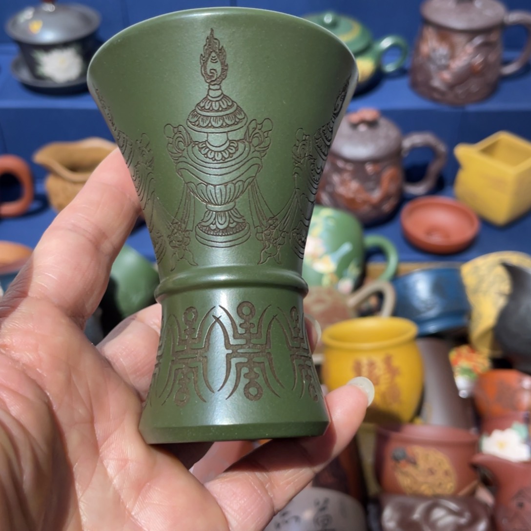 原矿紫砂手工主人杯