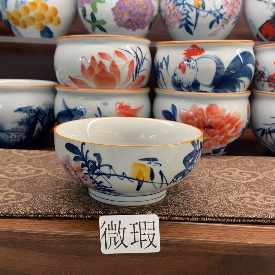 釉下彩手工绘制手工绘制