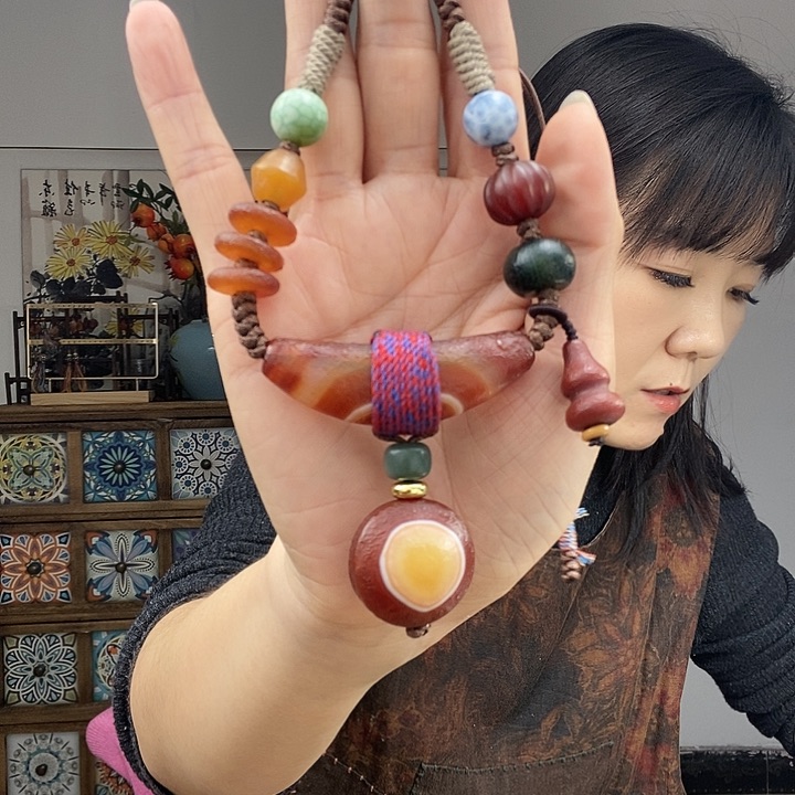 玛瑙/玉髓项链未镶嵌项链