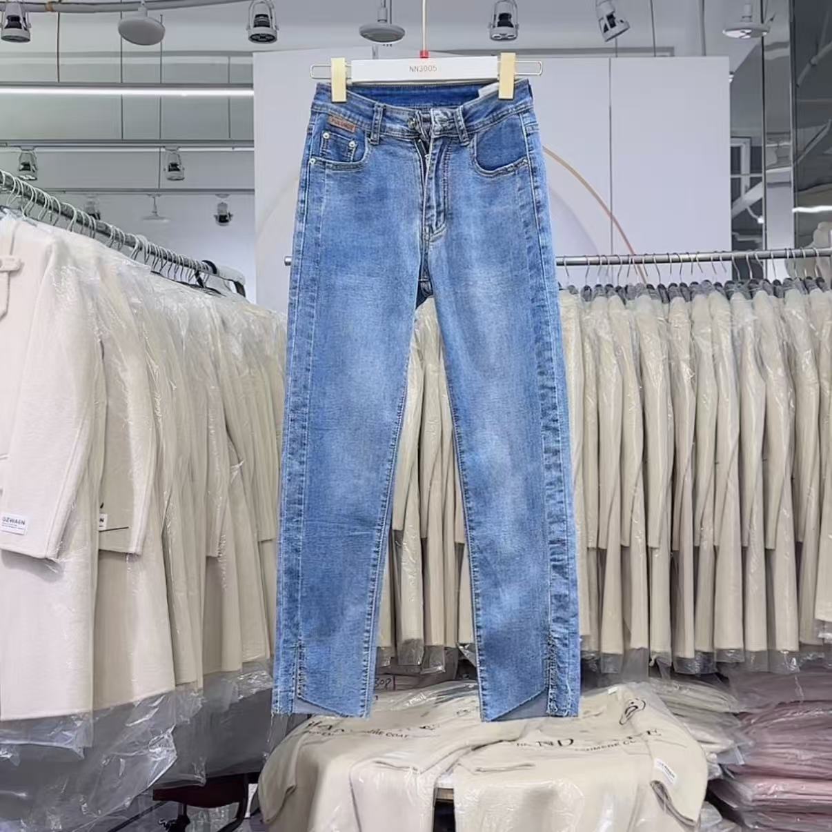 NN3005-时尚女装设计感休闲裤显瘦洋气百搭