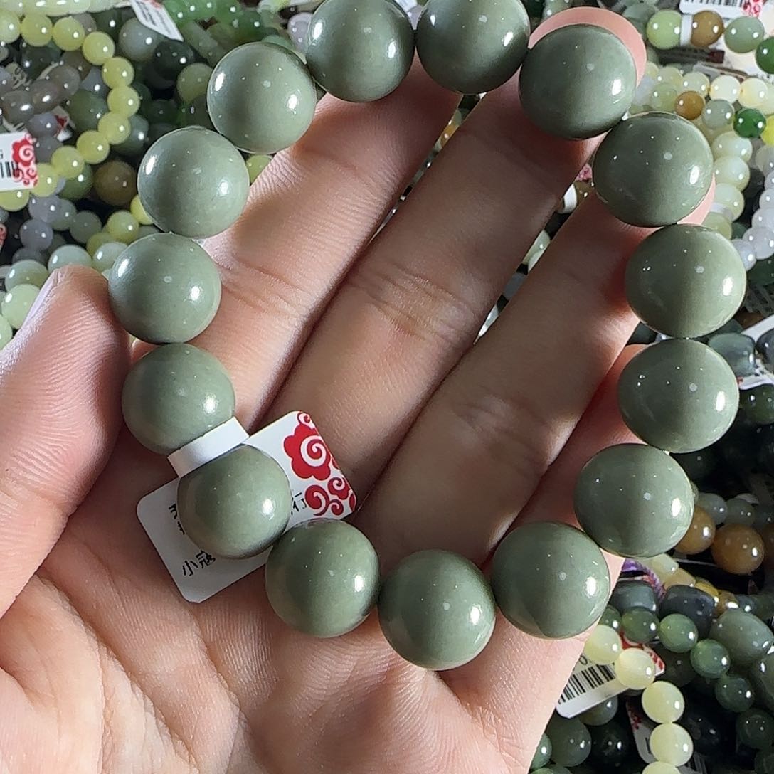 和田玉手链未镶嵌28