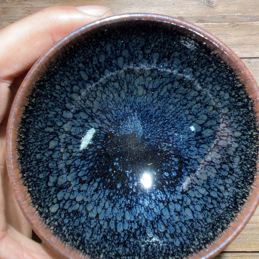 茶盏建窑建盏柴烧223