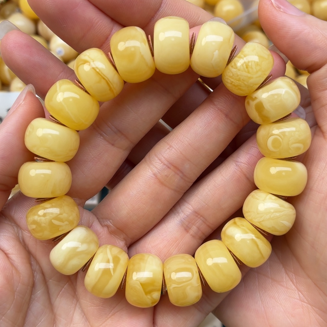 蜜蜡未镶嵌裸石16+蜜蜡手串