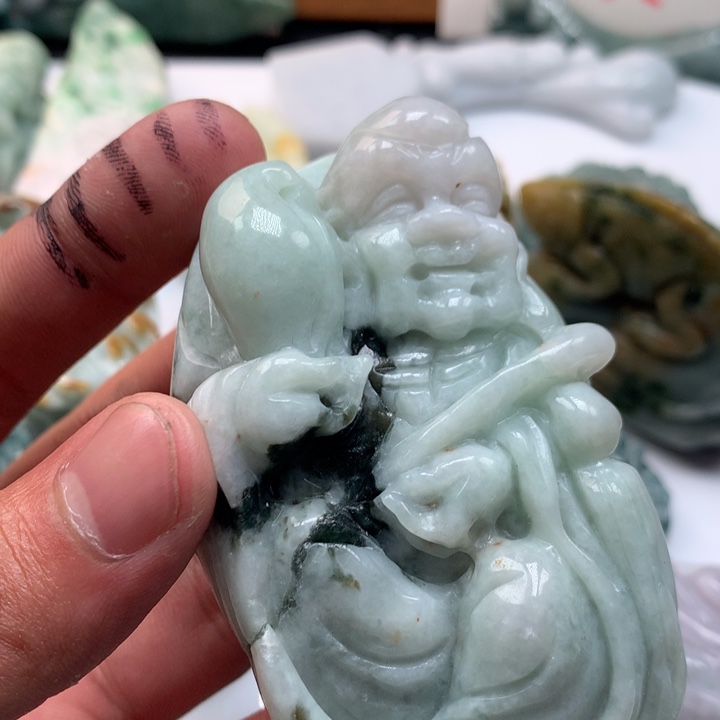 翡翠未镶嵌颈饰保真天然a货翡翠
