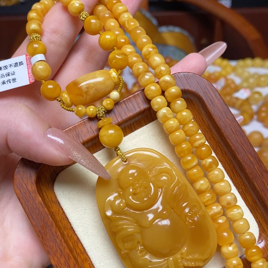 【闪购商品】蜜蜡颈饰未镶嵌项链