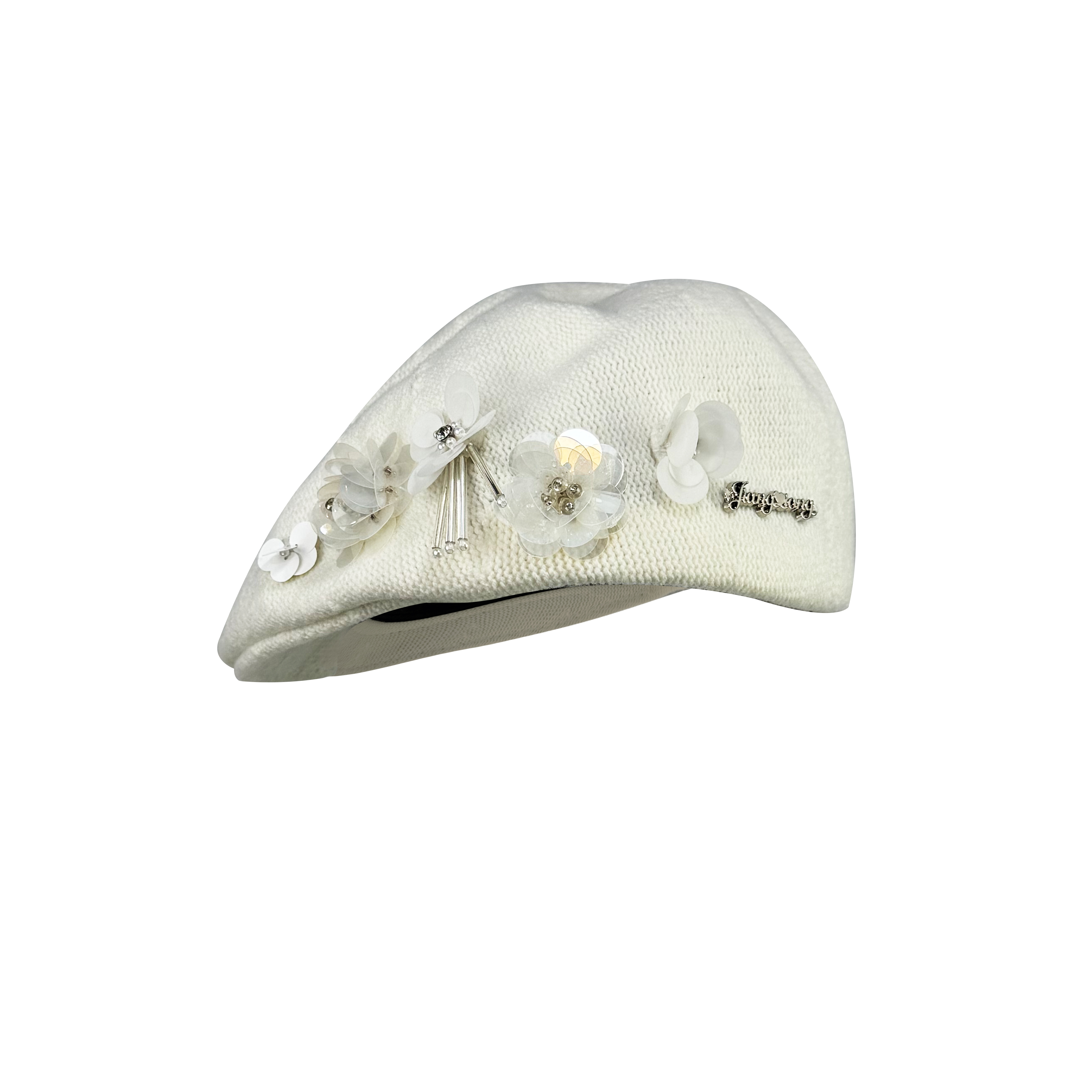 姜穹JIANGQIONG 2025秋季新款复古时尚韩版羊毛贝雷帽女