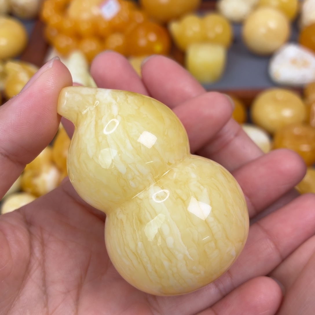 蜜蜡未镶嵌吊坠(不含链)千层葫芦