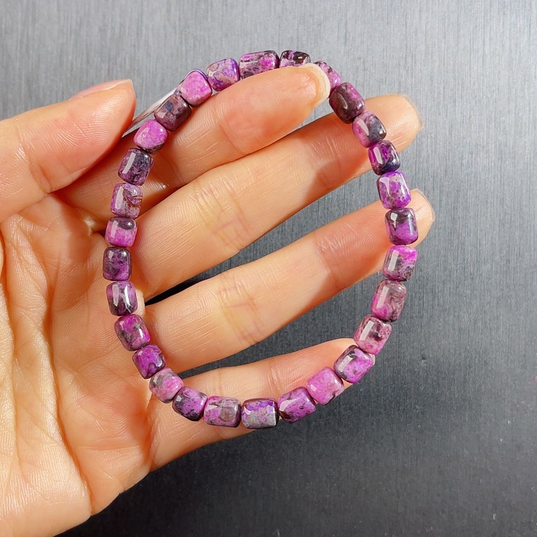 苏纪石（舒俱来）南非老矿料舒俱来手串未镶嵌